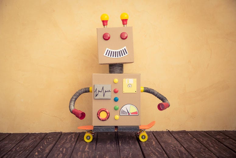Cardboard Box Robot
