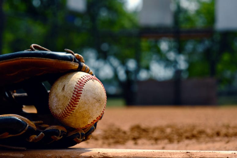 baseball glove and ball baseball glove and ball