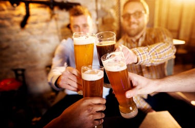 Friends drinking beer Friends drinking beer