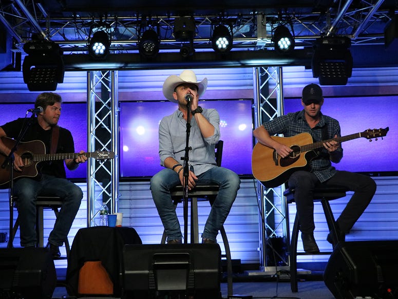 Justin Moore performs at NY Country 94.7