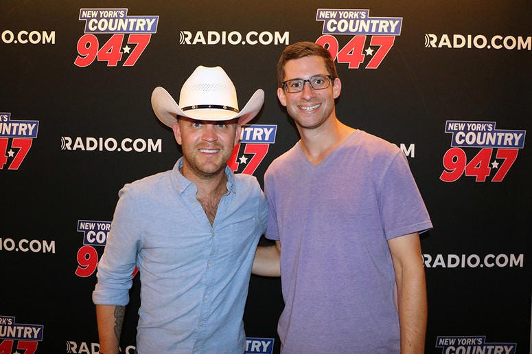 Justin Moore meets fans at NY's Country 94.7