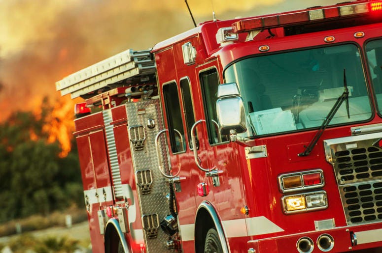 fire truck wild fire fire truck wild fire