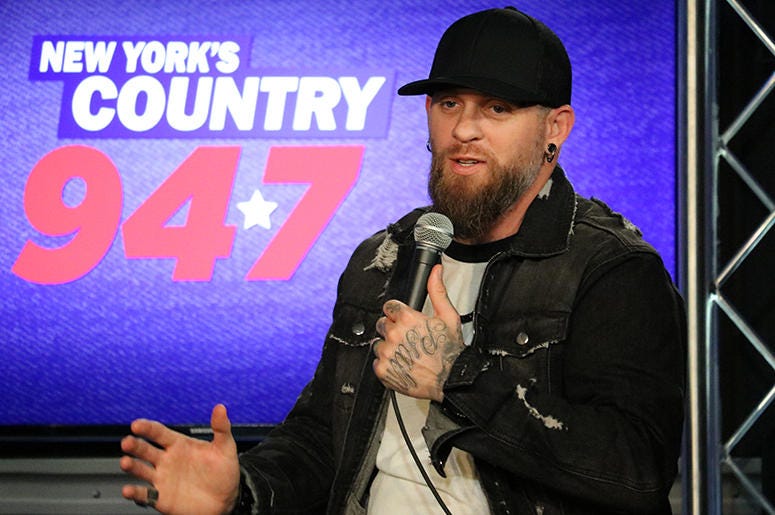 Brantley Gilbert in the RADIO.COM Theater with Jesse Addy