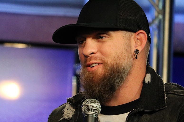 Brantley Gilbert in the RADIO.COM Theater with Jesse Addy