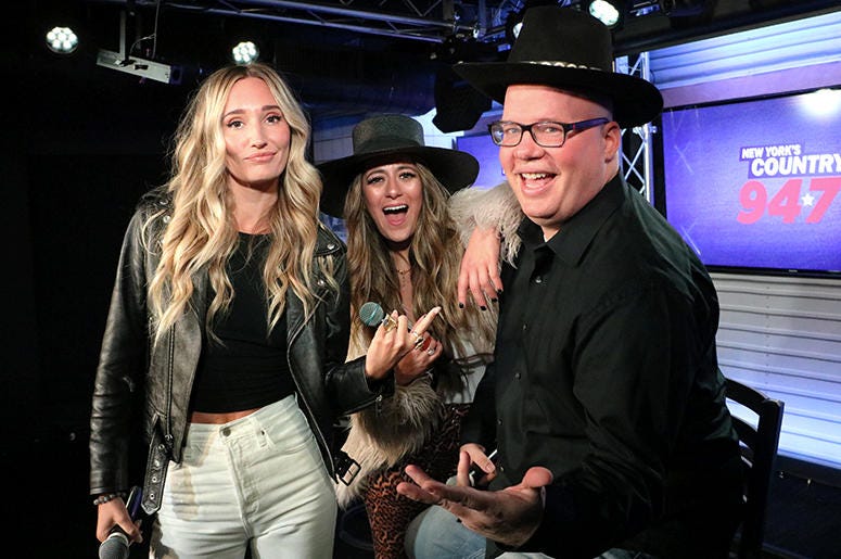 Sisterhood Band, Alyssa Bonagura and Ruby Stewart in the RADIO.COM Theater with Jesse Addy