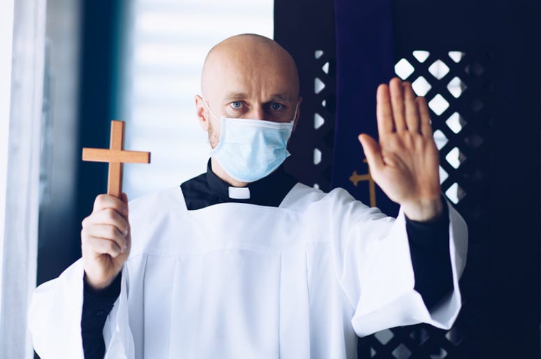 masked clergy masked clergy