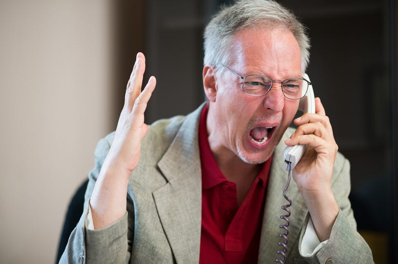 angry caller angry caller