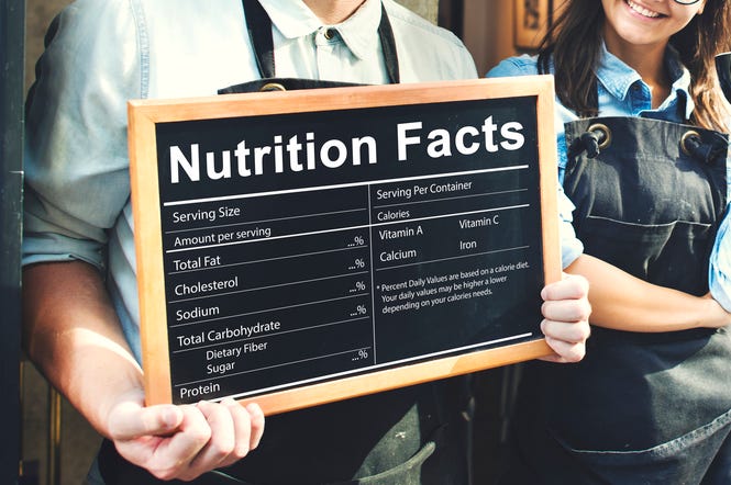 nutrition facts nutrition facts