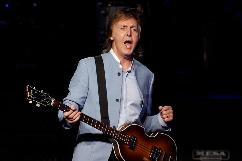 Paul McCartney performs Paul McCartney performs