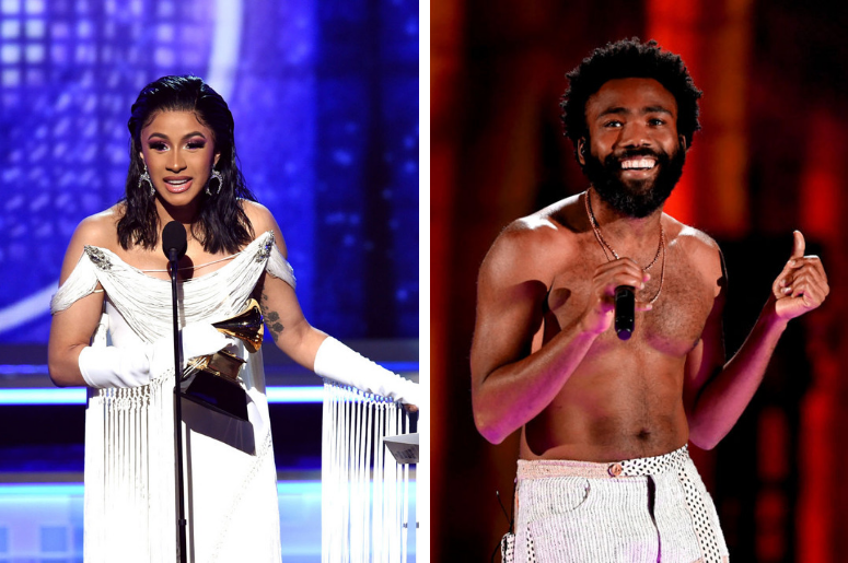 Cardi B and Childish Gambino both took home GRAMMYs Cardi B and Childish Gambino both took home GRAMMYs