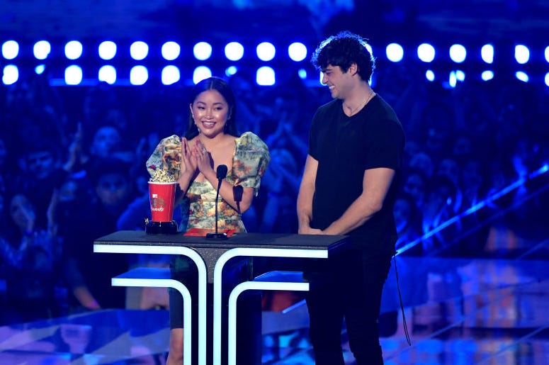 Noah Centineo and Lana Condor Won Best Kiss at the MTV Movie & TV Awards.jpg Noah Centineo and Lana Condor Won Best Kiss at the MTV Movie & TV Awards.jpg