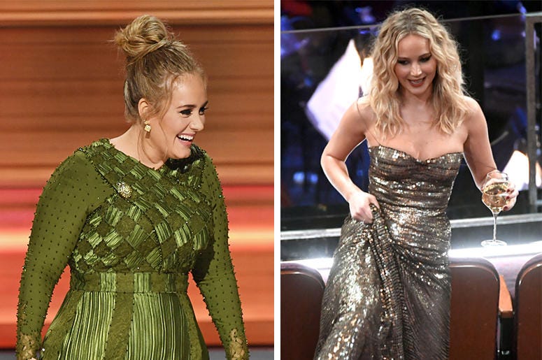 Adele Jennifer Lawrence Adele Jennifer Lawrence