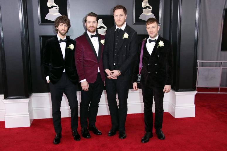 Imagine Dragons at the 2018 GRAMMYs Imagine Dragons at the 2018 GRAMMYs