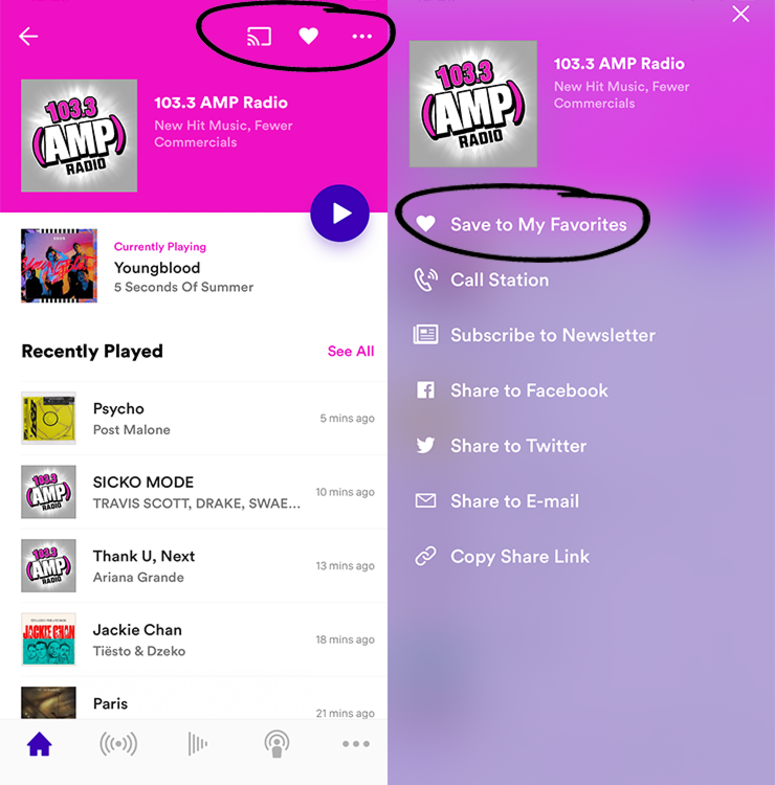 103.3 AMP Radio Favorite Station Radio.com App 103.3 AMP Radio Favorite Station Radio.com App