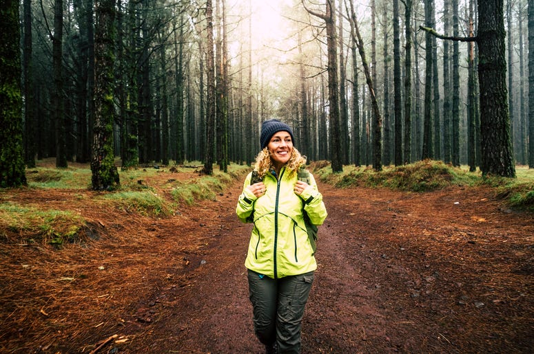 hike outside