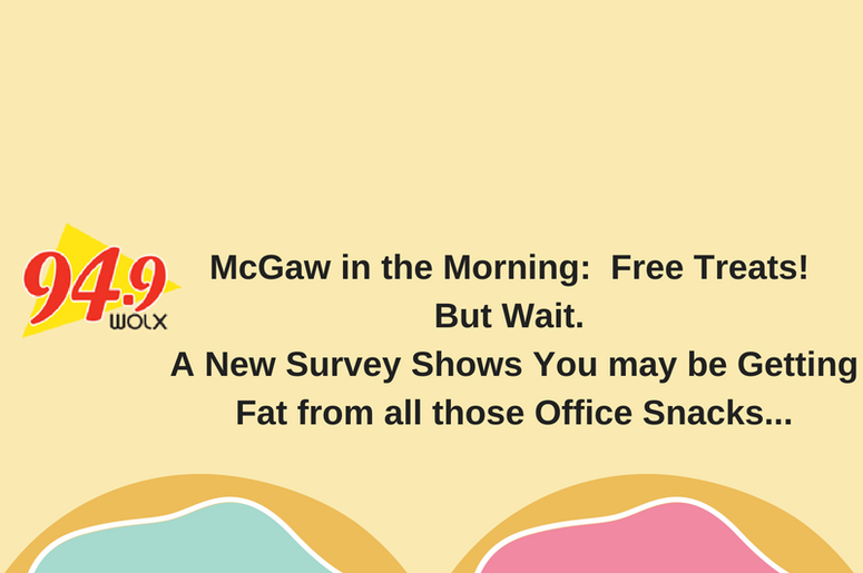LISTEN: Are the "free treats" at work making you fat? Jim & Teri talk about it LISTEN: Are the "free treats" at work making you fat? Jim & Teri talk about it