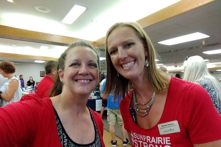 #SunPrairieStrong Event with WOLX's Teri Barr & Volunteer Organizer Rachel Hanson #SunPrairieStrong Event with WOLX, July 31, 2018