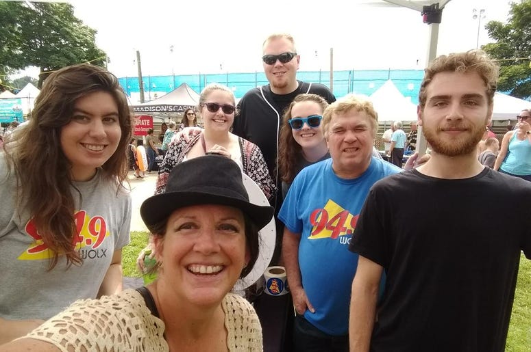 WOLX team at the Sweet Corn Festival with Jim, Teri, Rachel, Jordan, Katie and Megan WOLX team at the Sweet Corn Festival with Jim, Teri, Rachel, Jordan, Katie and Megan