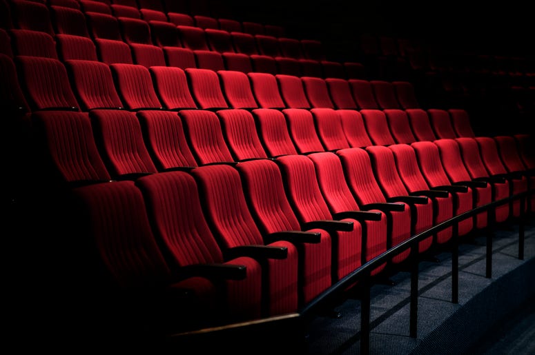 Empty movie theater
