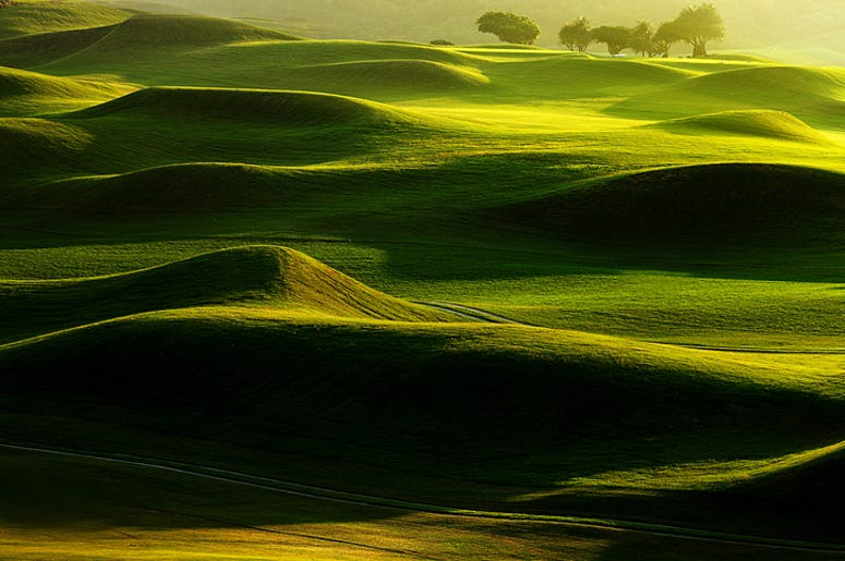 Long golf course