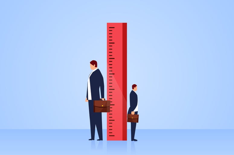 Man Growing Tall