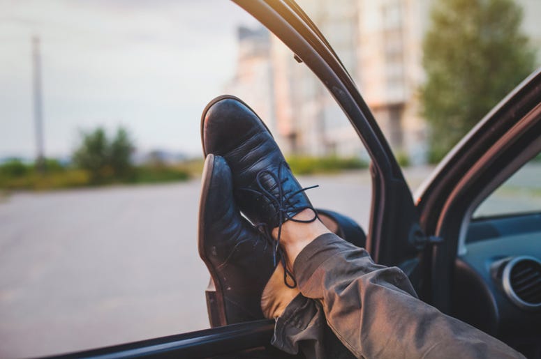 Sleeping in car