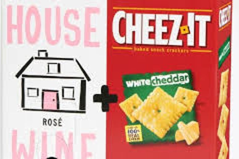Rose and CheezIt Box