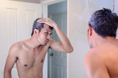 Gray hair