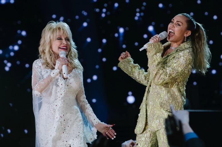 Dolly Parton x Miley Cyrus Dolly Parton x Miley Cyrus