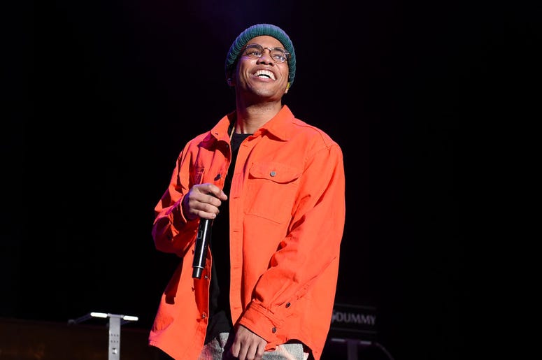 Anderson .Paak performs onstage during 'Mac Miller: A Celebration Of Life' Concert Benefiting The Launch Of The Mac Miller Circles Fund at The Greek Theatre on October 31, 2018 in Los Angeles, California Anderson .Paak performs onstage during 'Mac Miller: A Celebration Of Life' Concert Benefiting The Launch Of The Mac Miller Circles Fund at The Greek Theatre on October 31, 2018 in Los Angeles, California