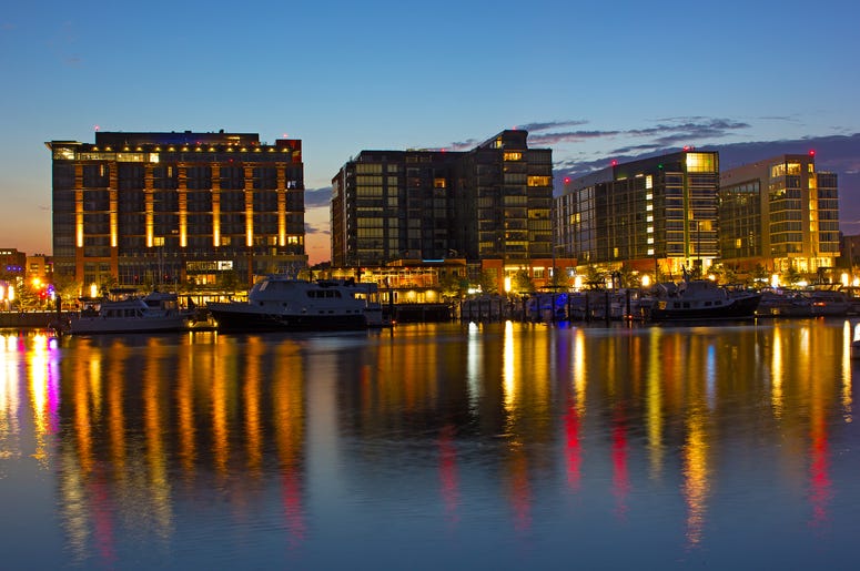 Boats On Water At The Wharf DC