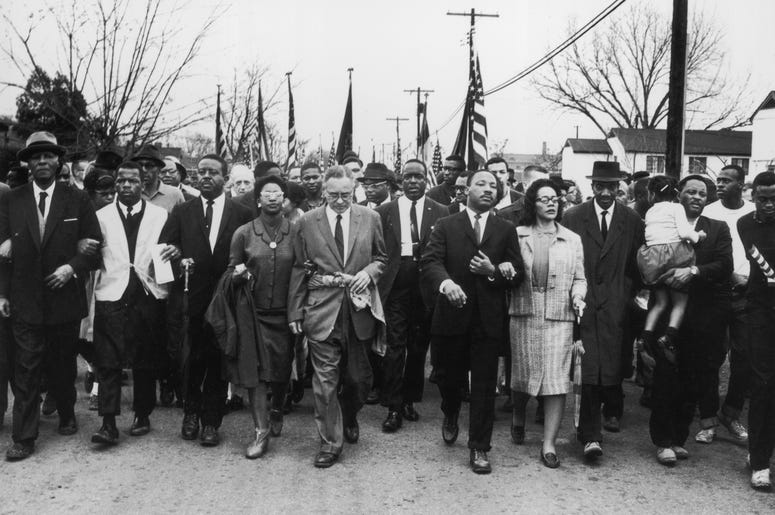 Martin Luther King Jr. Marching