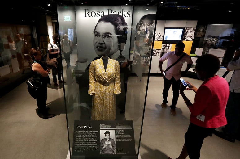 Rosa Parks was honored in her hometown with a new statue. Rosa Parks was honored in her hometown with a new statue.