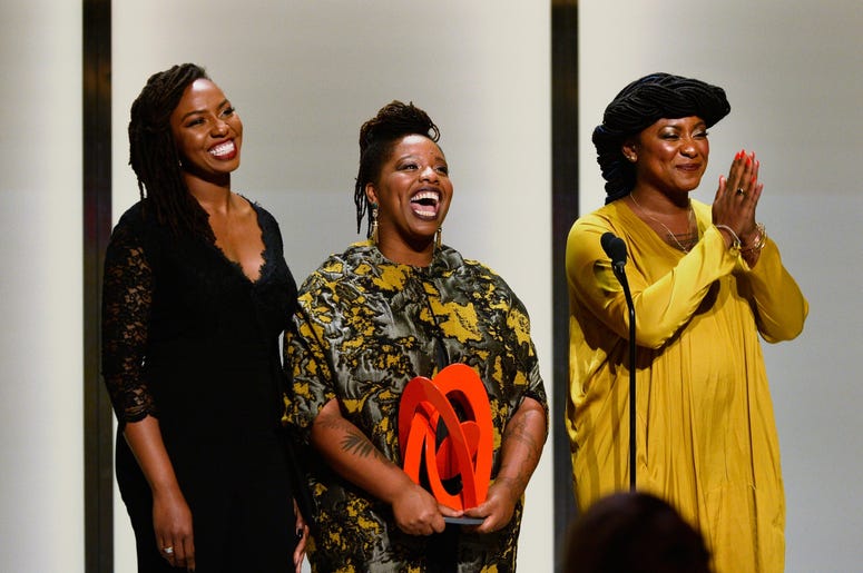 Opal Tometi, Patrisse Cullors, and Alicia Garz started the Black Lives Matter movement. Opal Tometi, Patrisse Cullors, and Alicia Garz started the Black Lives Matter movement.