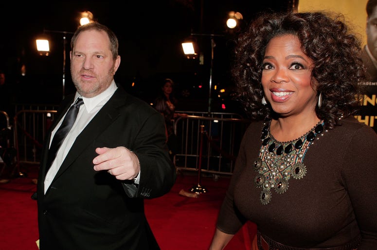 Twitter users have called out Oprah for her friendship with Harvey Weinstein. Twitter users have called out Oprah for her friendship with Harvey Weinstein.