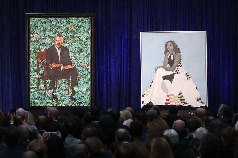 Portraits of President Barack Obama and first lady Michelle Obama will be taking a tour this summer. Portraits of President Barack Obama and first lady Michelle Obama will be taking a tour this summer.