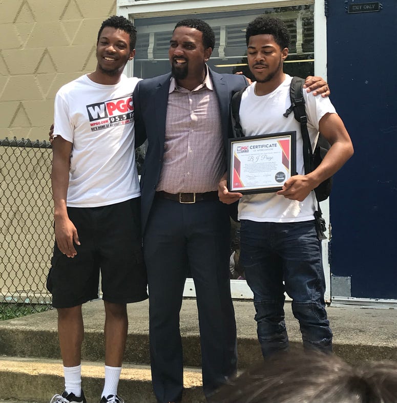 real good people awards wpgc BJ Paige real good people awards wpgc BJ Paige