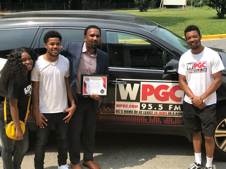 As his nomination reads: real good people awards wpgc BJ Paige