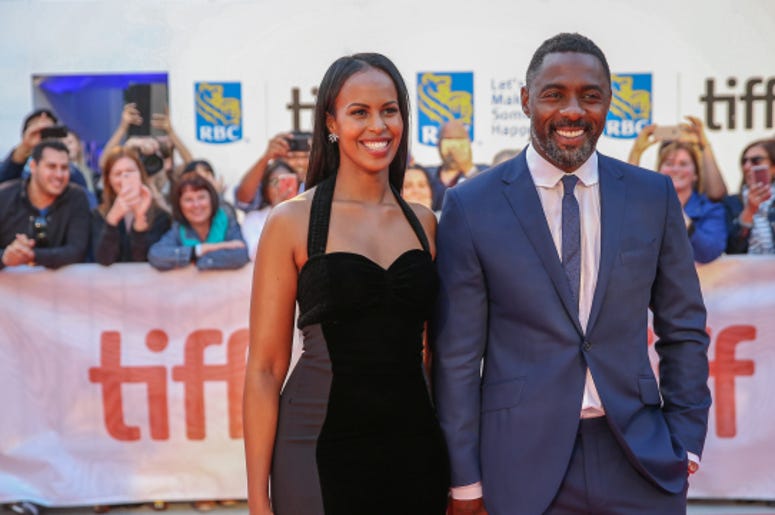 Idris Elba and Sabrina Dhowre Idris Elba and Sabrina Dhowre