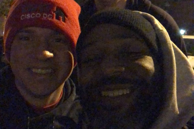 Joe Clair spends a night at Sleep Out America. Joe Clair spends a night at Sleep Out America.