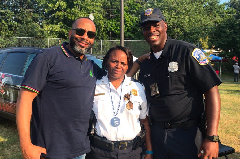 National Night Out emphasized respect between police and the community. National Night Out emphasized respect between police and the community.