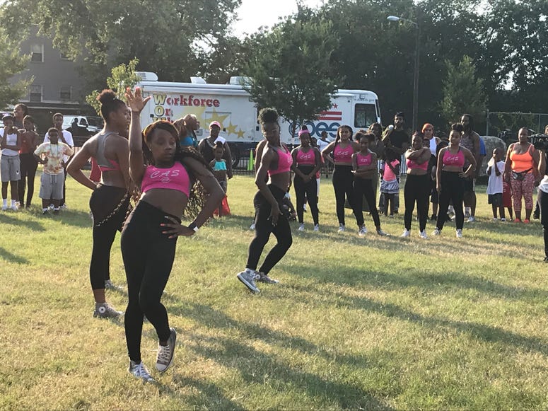 National Night Out performance. National Night Out performance.