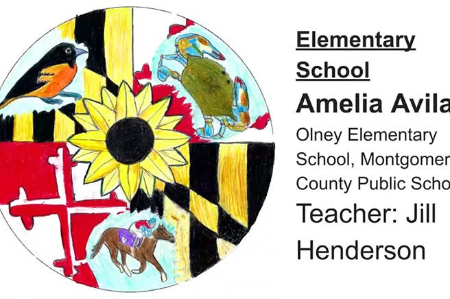 Maryland Vote Sticker Design
