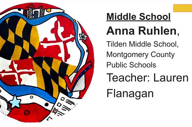 Maryland Vote Sticker Design