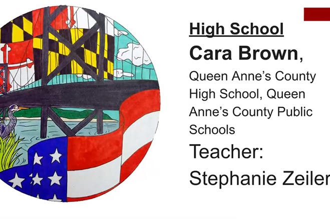 Maryland Vote Sticker Design