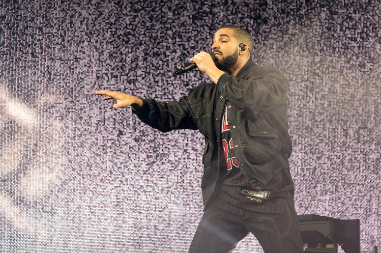 Drake (Aubrey Drake Graham) during the Summer Sixteen tour at United Center on October 5, 2016, in Chicago, Illinois Drake (Aubrey Drake Graham) during the Summer Sixteen tour at United Center on October 5, 2016, in Chicago, Illinois
