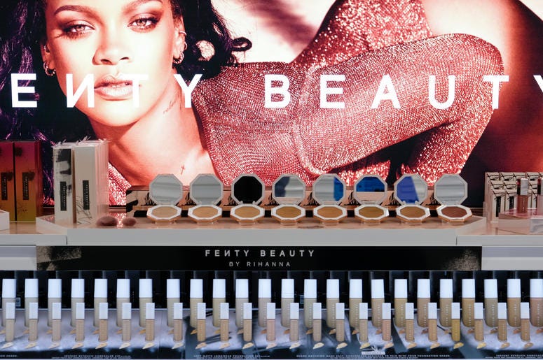 Fenty Beauty is being sued over "access barriers" on its website. Fenty Beauty is being sued over "access barriers" on its website.