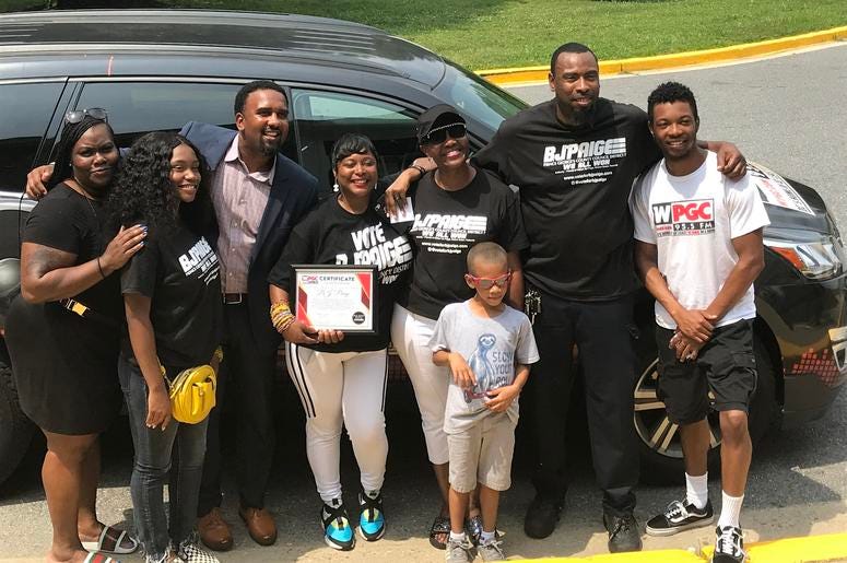 real good people awards wpgc BJ Paige real good people awards wpgc BJ Paige