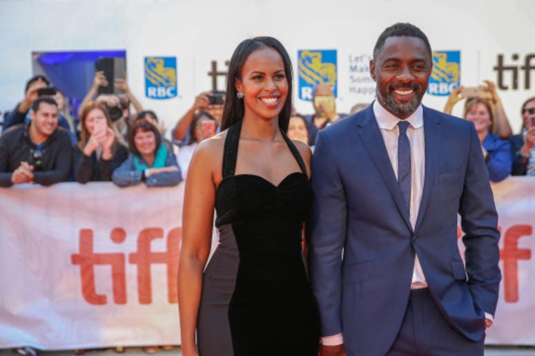Idris Elba and Sabrina Dhowre Idris Elba and Sabrina Dhowre