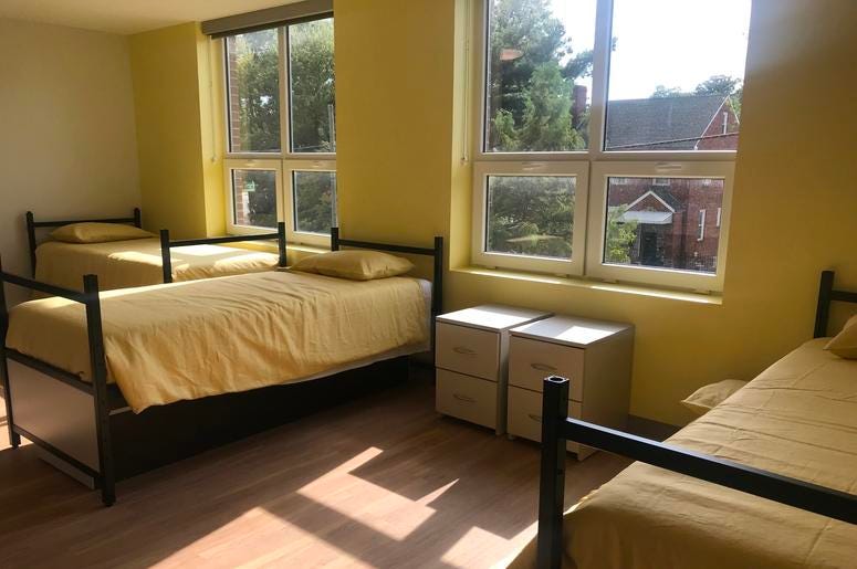 Mayor Muriel Bowser cut the ribbon on a brand new Ward 5 short-term family housing facility The Sterling. Mayor Muriel Bowser cut the ribbon on a brand new Ward 5 short-term family housing facility The Sterling.